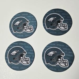 New NFL Philadelphia Eagles Helmet Coasters Set